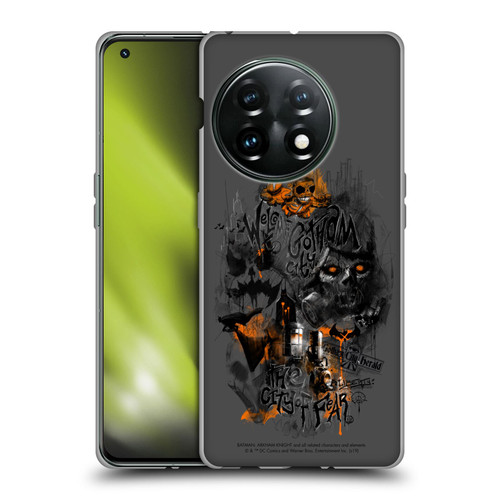 Batman Arkham Knight Graphics City Of Fear Scarecrow Soft Gel Case for OnePlus 11 5G