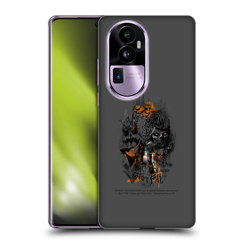 Batman Arkham Knight Graphics City Of Fear Scarecrow Soft Gel Case for OPPO Reno10 Pro+