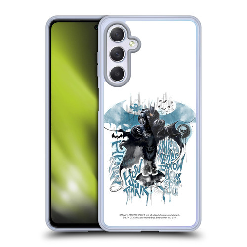 Batman Arkham Knight Graphics How You Think Soft Gel Case for Samsung Galaxy M54 5G