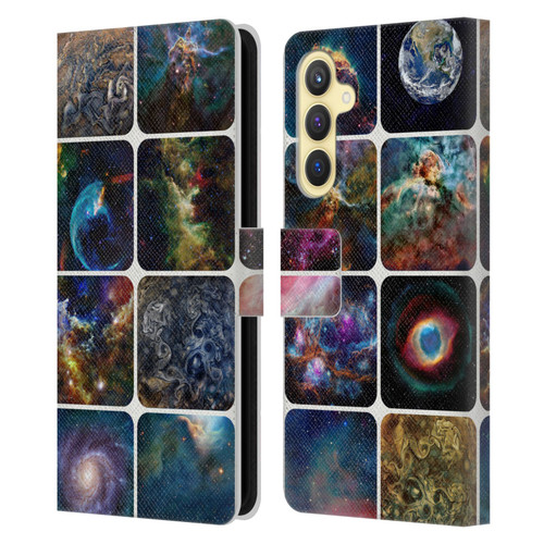 Cosmo18 Space The Amazing Universe Leather Book Wallet Case Cover For Samsung Galaxy S23 FE 5G