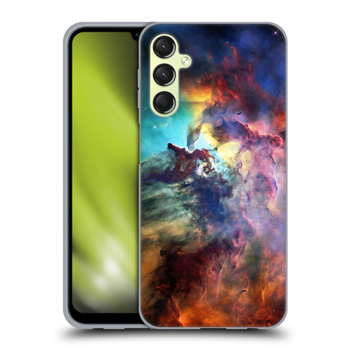 Cosmo18 Space Lagoon Nebula Soft Gel Case for Samsung Galaxy A24 4G / M34 5G