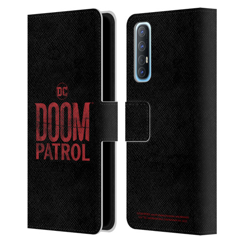 Doom Patrol Graphics Logo Leather Book Wallet Case Cover For OPPO Find X2 Neo 5G