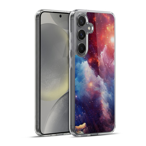 Cosmo18 Space Mysterious Space Soft Gel Case for Samsung Galaxy S24+ 5G & MagSafe