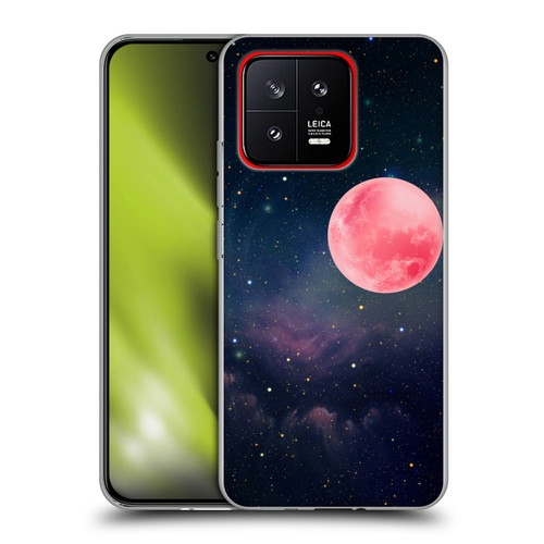 Cosmo18 Space Pink Moon Soft Gel Case for Xiaomi 13 5G