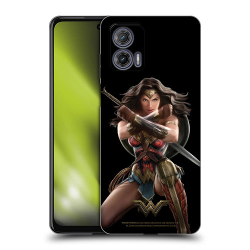 Wonder Woman Movie Character Art Bracelets Of Submission Soft Gel Case for Motorola Moto G73 5G