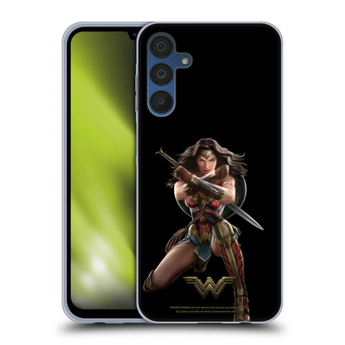 Wonder Woman Movie Character Art Bracelets Of Submission Soft Gel Case for Samsung Galaxy A15