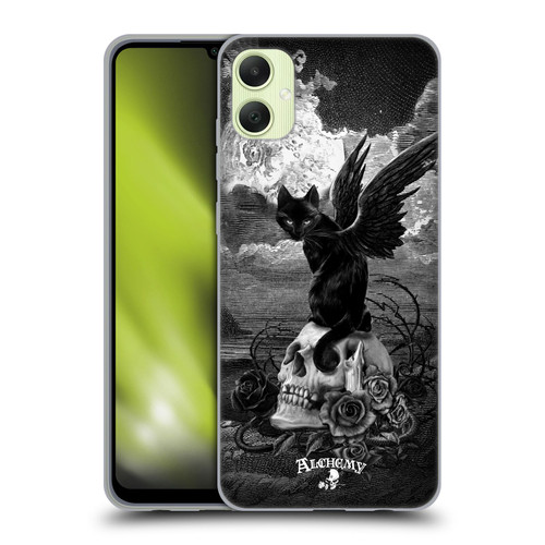 Alchemy Gothic Cats Nine Lives Of Poe Skull Soft Gel Case for Samsung Galaxy A05