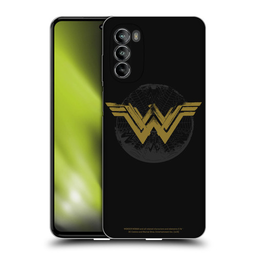 Wonder Woman Movie Logos Distressed Look Soft Gel Case for Motorola Moto G82 5G