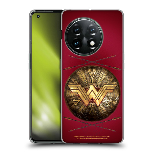 Wonder Woman Movie Logos Shield And Arrows Soft Gel Case for OnePlus 11 5G