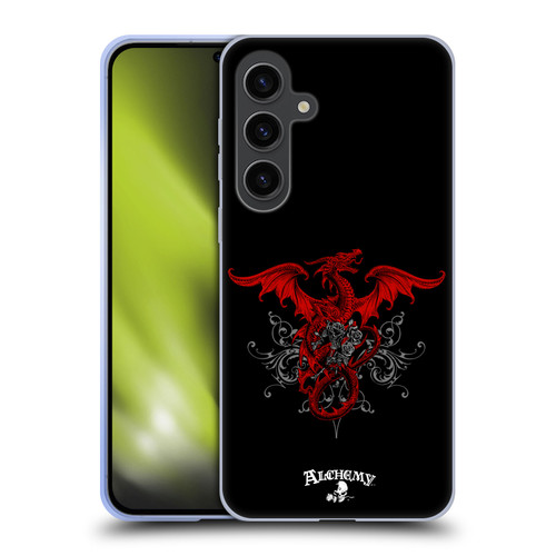 Alchemy Gothic Dragon Draco Rosa Soft Gel Case for Samsung Galaxy S24+ 5G