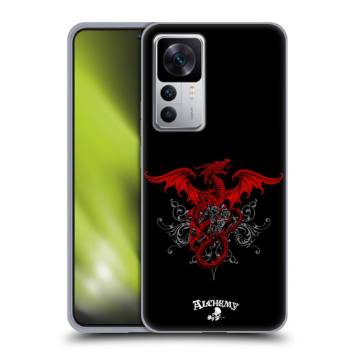 Alchemy Gothic Dragon Draco Rosa Soft Gel Case for Xiaomi 12T 5G / 12T Pro 5G / Redmi K50 Ultra 5G