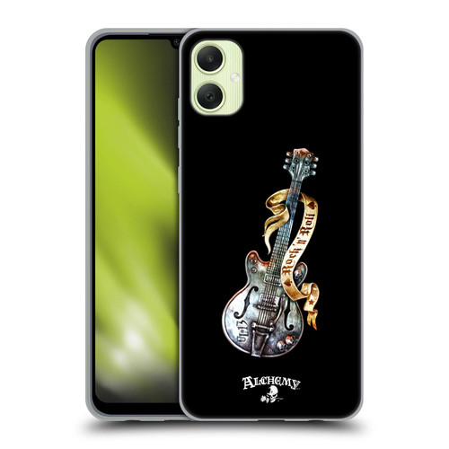 Alchemy Gothic Illustration Rock'it 56 Guitar Soft Gel Case for Samsung Galaxy A05