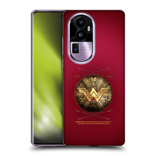 Wonder Woman Movie Logos Shield And Arrows Soft Gel Case for OPPO Reno10 Pro+