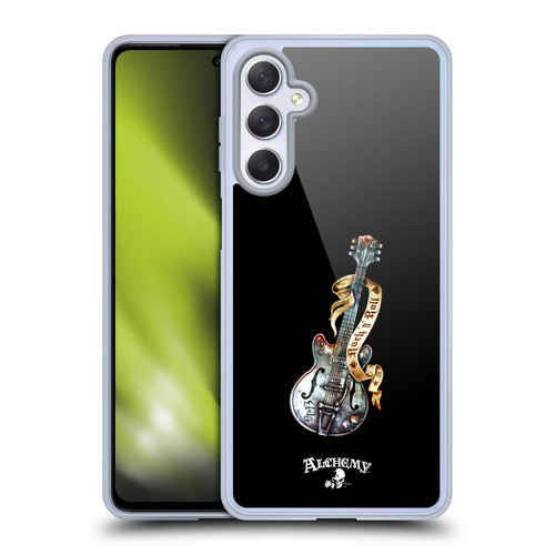 Alchemy Gothic Illustration Rock'it 56 Guitar Soft Gel Case for Samsung Galaxy M54 5G