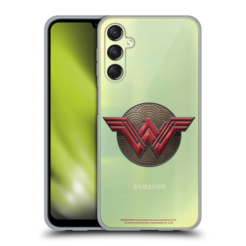 Wonder Woman Movie Logos Waves Soft Gel Case for Samsung Galaxy A24 4G / Galaxy M34 5G