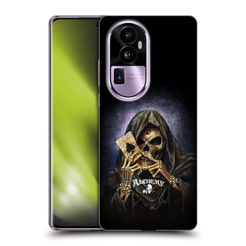 Alchemy Gothic Skull And Cards Reaper's Ace Soft Gel Case for OPPO Reno10 Pro+