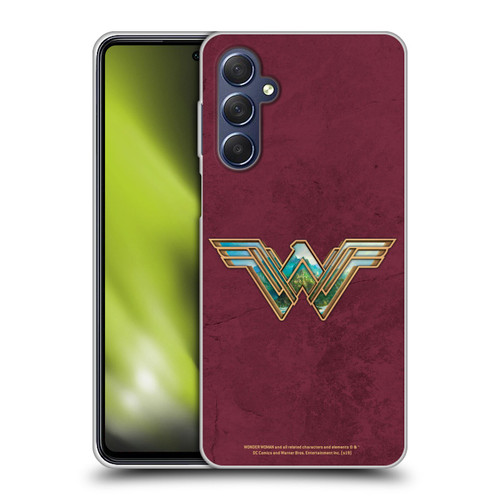 Wonder Woman Movie Logos Themiscyra Soft Gel Case for Samsung Galaxy M54 5G