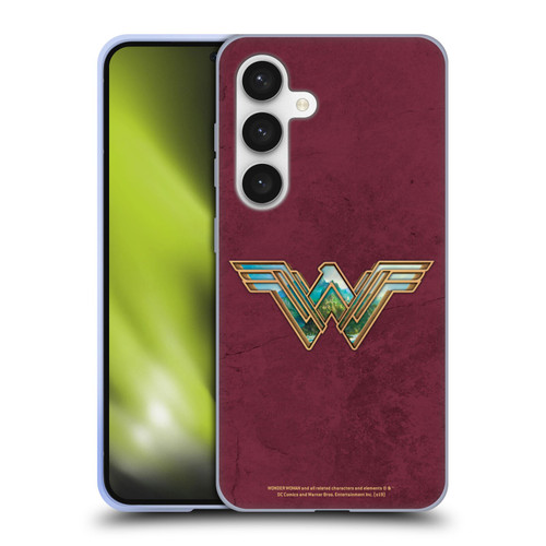 Wonder Woman Movie Logos Themiscyra Soft Gel Case for Samsung Galaxy S24 5G