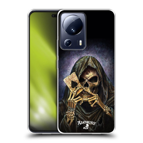 Alchemy Gothic Skull And Cards Reaper's Ace Soft Gel Case for Xiaomi 13 Lite 5G