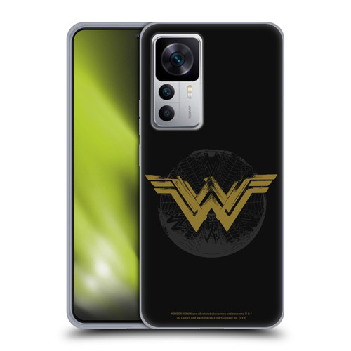 Wonder Woman Movie Logos Distressed Look Soft Gel Case for Xiaomi 12T 5G / 12T Pro 5G / Redmi K50 Ultra 5G
