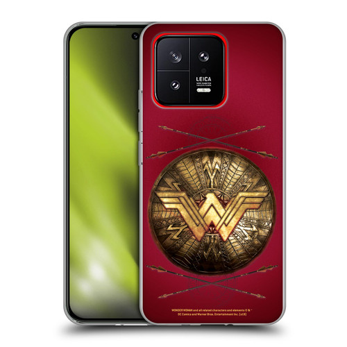 Wonder Woman Movie Logos Shield And Arrows Soft Gel Case for Xiaomi 13 5G