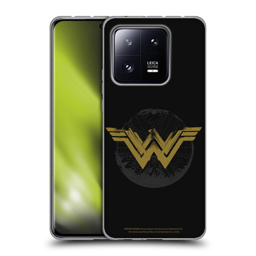Wonder Woman Movie Logos Distressed Look Soft Gel Case for Xiaomi 13 Pro 5G