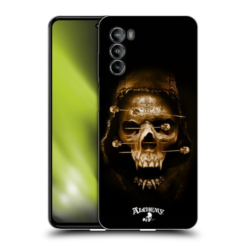 Alchemy Gothic Skull Death Fetish Soft Gel Case for Motorola Moto G82 5G