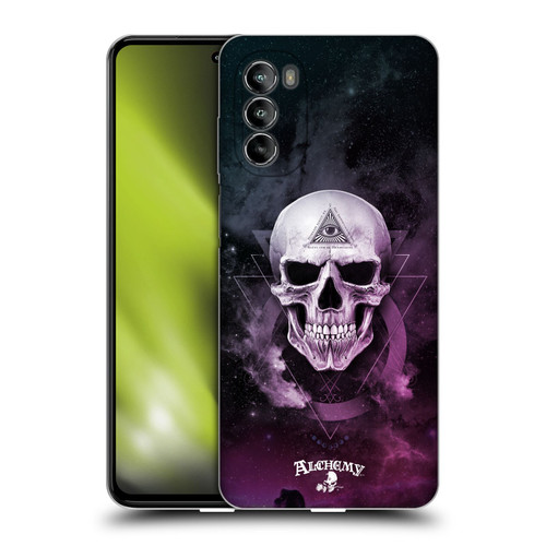 Alchemy Gothic Skull The Void Geometric Soft Gel Case for Motorola Moto G82 5G