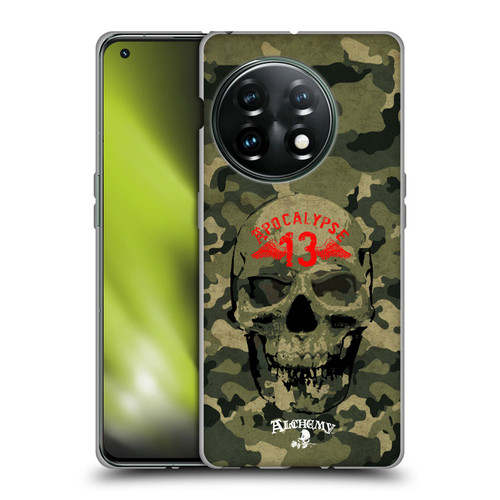 Alchemy Gothic Skull Camo Skull Soft Gel Case for OnePlus 11 5G