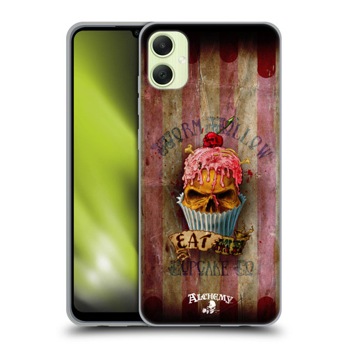 Alchemy Gothic Skull Eat Me Cupcake Soft Gel Case for Samsung Galaxy A05