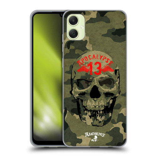 Alchemy Gothic Skull Camo Skull Soft Gel Case for Samsung Galaxy A05
