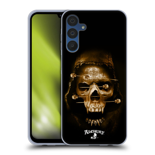Alchemy Gothic Skull Death Fetish Soft Gel Case for Samsung Galaxy A15