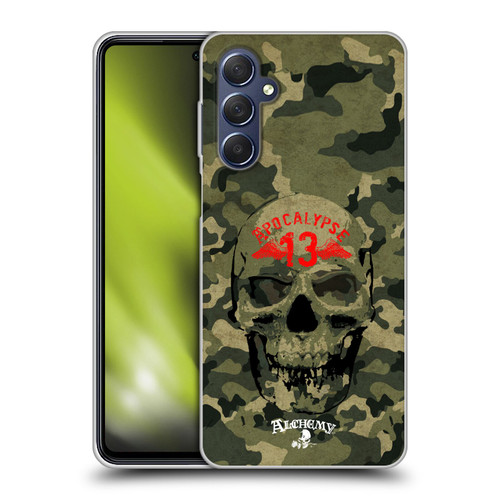 Alchemy Gothic Skull Camo Skull Soft Gel Case for Samsung Galaxy M54 5G