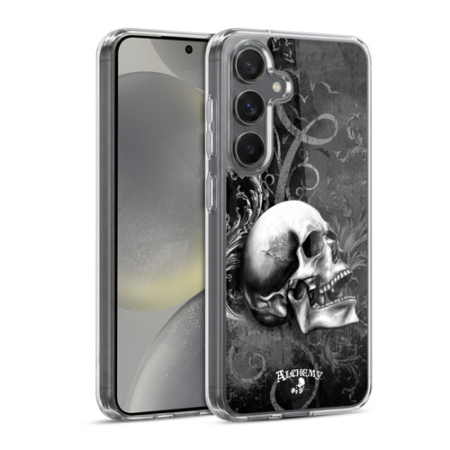 Alchemy Gothic Skull De Profundis Soft Gel Case for Samsung Galaxy S24 5G