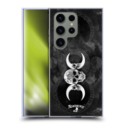 Alchemy Gothic Skull Dark Goddess Moon Soft Gel Case for Samsung Galaxy S24 Ultra 5G