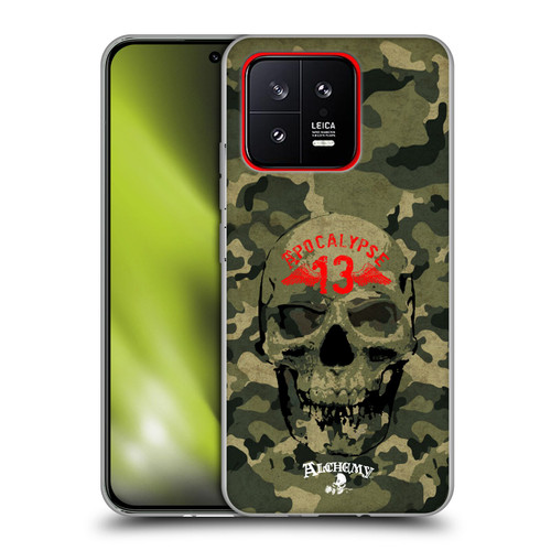 Alchemy Gothic Skull Camo Skull Soft Gel Case for Xiaomi 13 5G