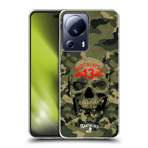 Alchemy Gothic Skull Camo Skull Soft Gel Case for Xiaomi 13 Lite 5G