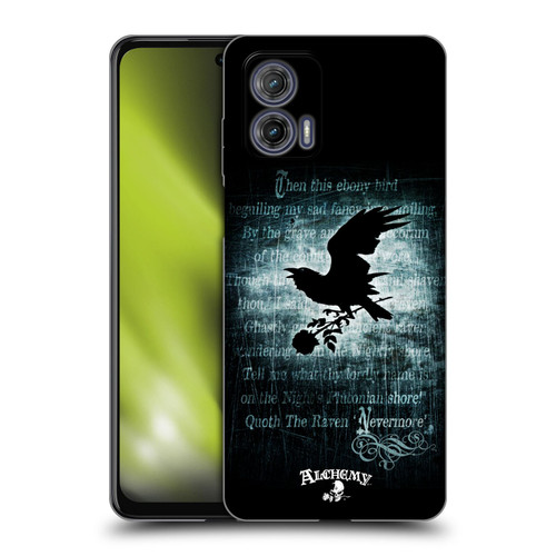 Alchemy Gothic Wing Nevermore Soft Gel Case for Motorola Moto G73 5G