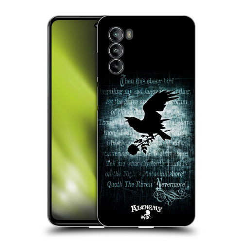 Alchemy Gothic Wing Nevermore Soft Gel Case for Motorola Moto G82 5G