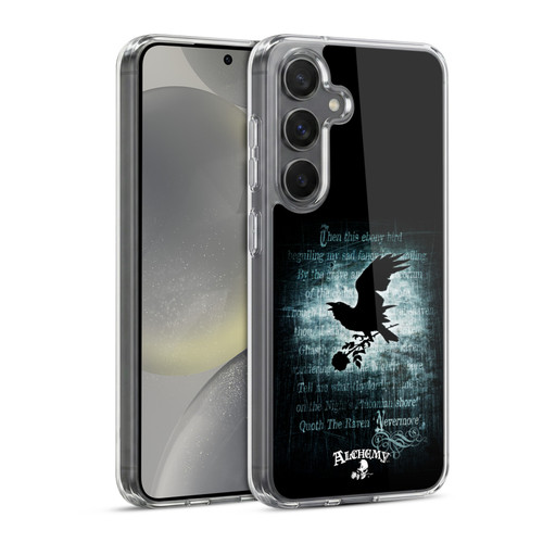 Alchemy Gothic Wing Nevermore Soft Gel Case for Samsung Galaxy S24 5G