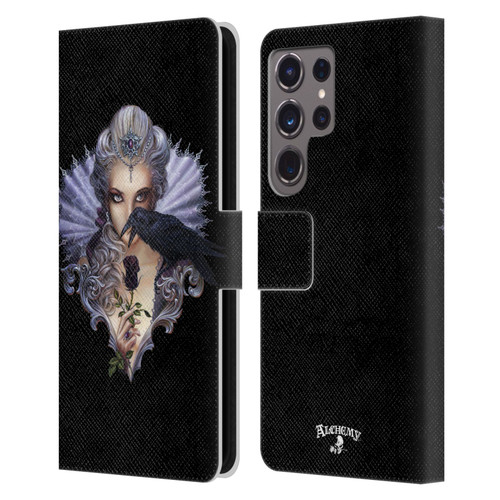 Alchemy Gothic Woman Ravenous Leather Book Wallet Case Cover For Samsung Galaxy S24 Ultra 5G