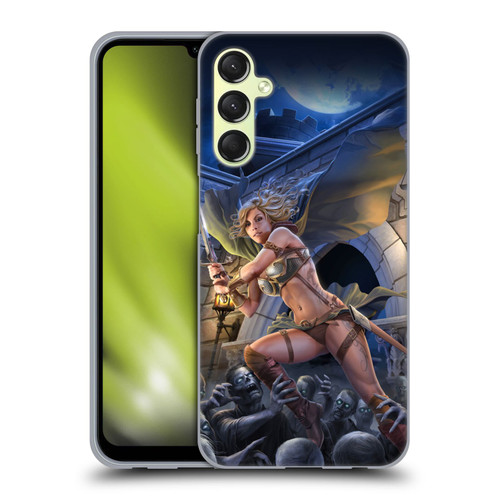 Tom Wood Fantasy Zombie Soft Gel Case for Samsung Galaxy A24 4G / Galaxy M34 5G