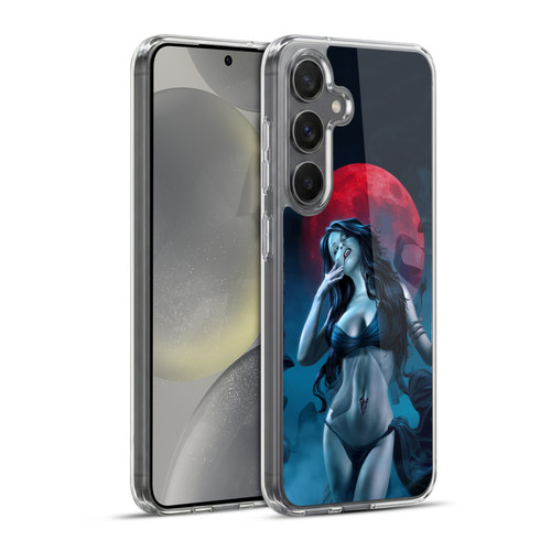 Tom Wood Fantasy Blood Lust Vampire Soft Gel Case for Samsung Galaxy S24+ 5G & MagSafe