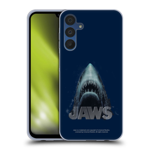 Jaws I Key Art Illustration Soft Gel Case for Samsung Galaxy A15