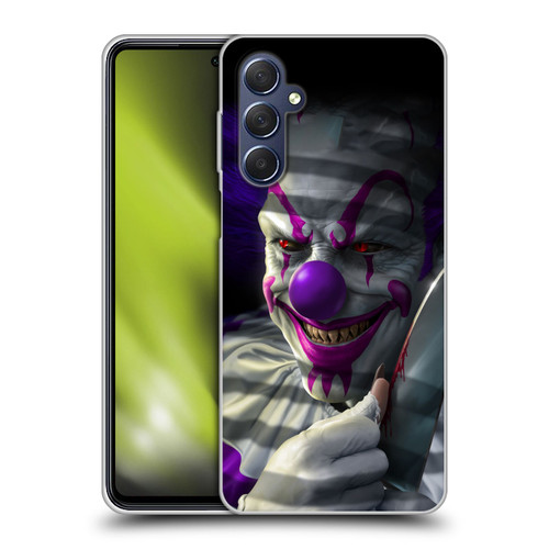 Tom Wood Horror Mischief The Clown Soft Gel Case for Samsung Galaxy M54 5G