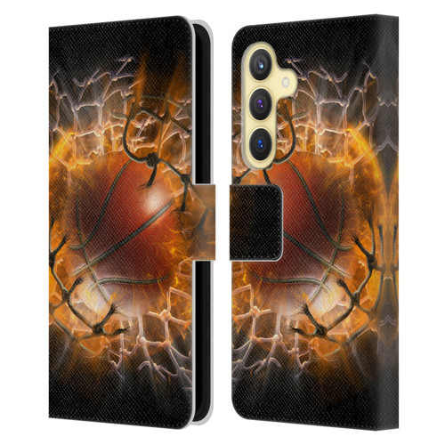 Tom Wood Monsters Blast Radius Leather Book Wallet Case Cover For Samsung Galaxy S24 5G