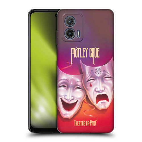 Motley Crue Albums Theater Of Pain Soft Gel Case for Motorola Moto G73 5G