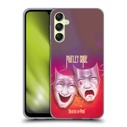 Motley Crue Albums Theater Of Pain Soft Gel Case for Samsung Galaxy A24 4G / Galaxy M34 5G