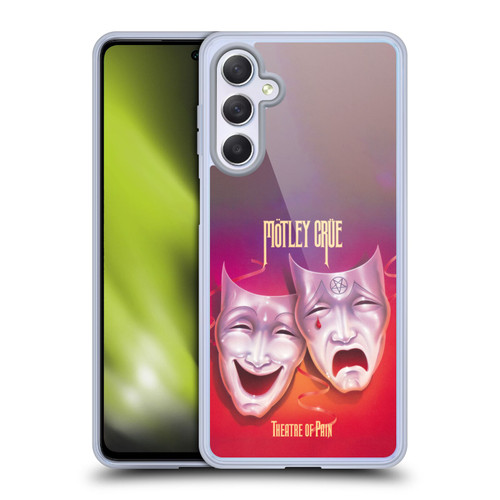 Motley Crue Albums Theater Of Pain Soft Gel Case for Samsung Galaxy M54 5G