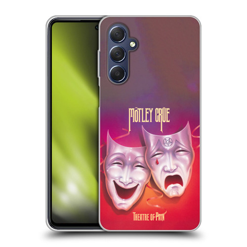 Motley Crue Albums Theater Of Pain Soft Gel Case for Samsung Galaxy M54 5G